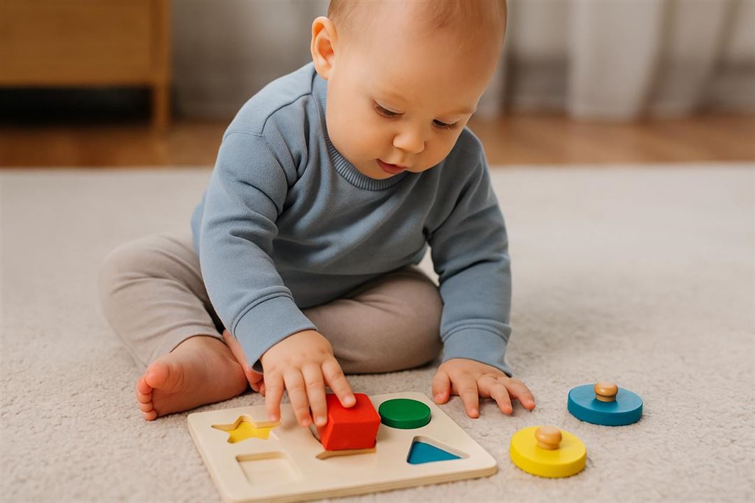 Puslespil 1 år - stimulér dit barns udvikling